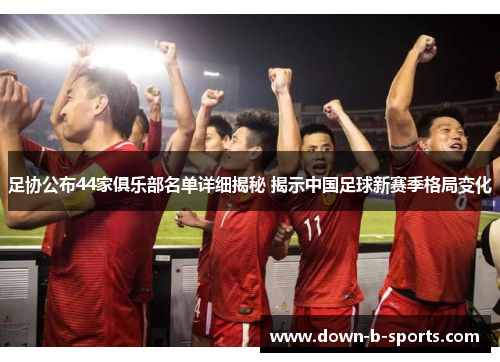 足协公布44家俱乐部名单详细揭秘 揭示中国足球新赛季格局变化